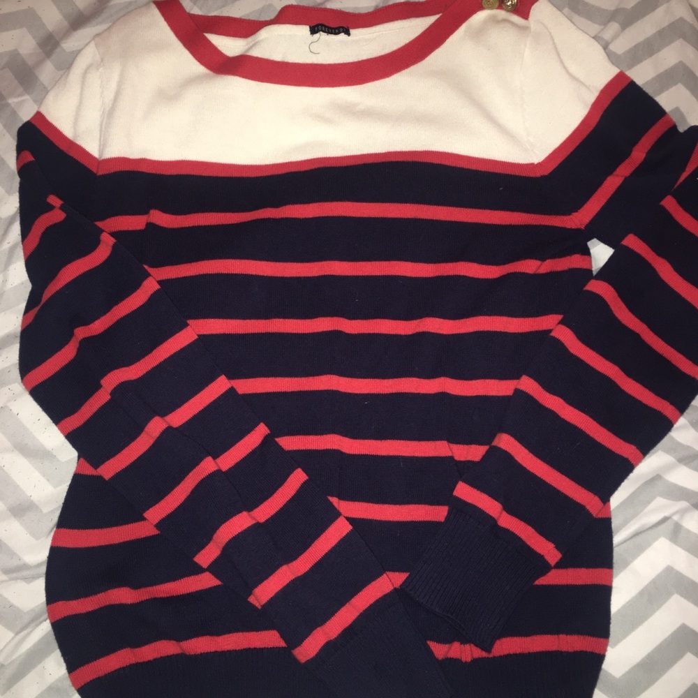 Forever 21 nautical sweater